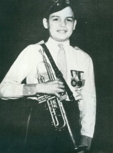 Maynard Ferguson in his Kiwanis boys band uniform